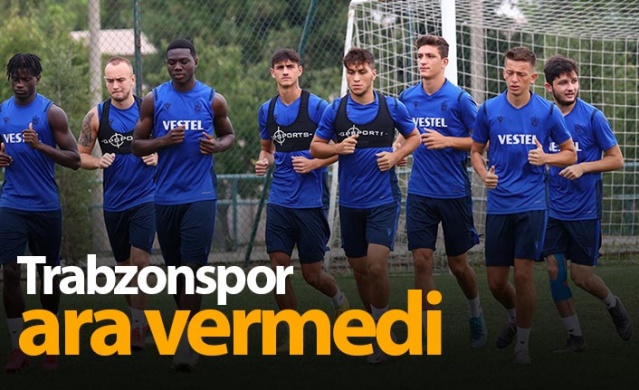 Trabzonspor hazırlıklara ara vermedi 1