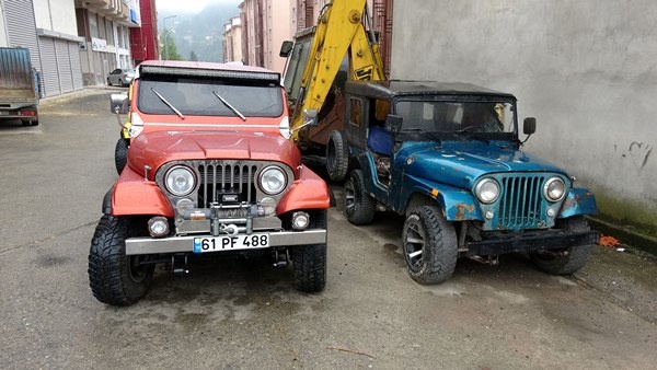 70 yıllık cipler, Karadeniz'in zorlu yollarını aşıyor 4