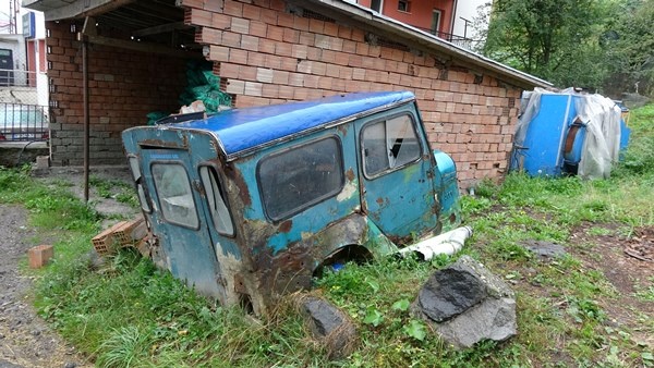 70 yıllık cipler, Karadeniz'in zorlu yollarını aşıyor 8