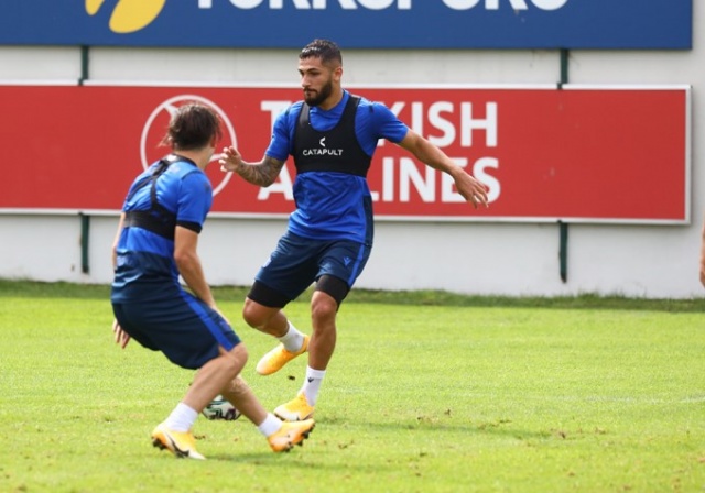 Trabzonspor'da neşeli antrenman 11