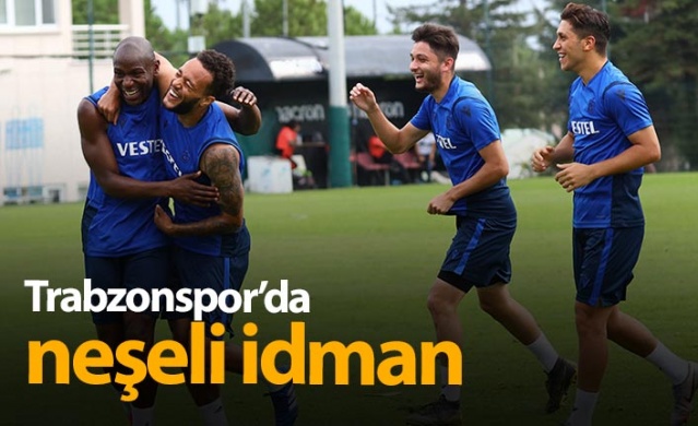 Trabzonspor'da neşeli antrenman 1