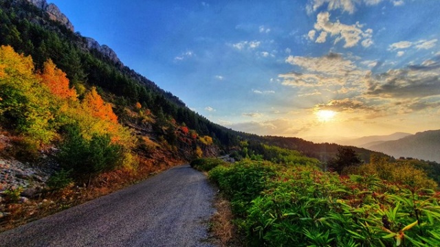 Gümüşhane'de dağlar rengarenk 5