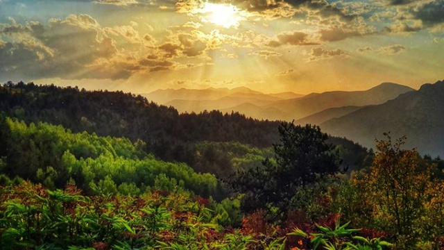 Gümüşhane'de dağlar rengarenk 10