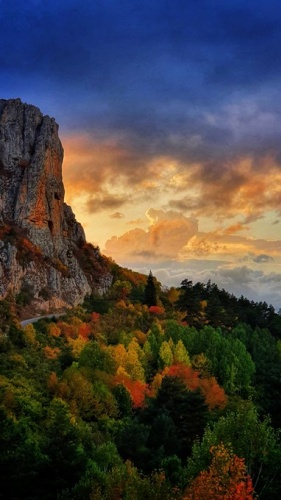 Gümüşhane'de dağlar rengarenk 6