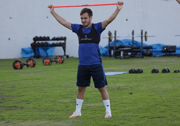 Trabzonspor Başakşehir maçı hazırlıklarını sürdürüyor. 8 Ekim 2020 14