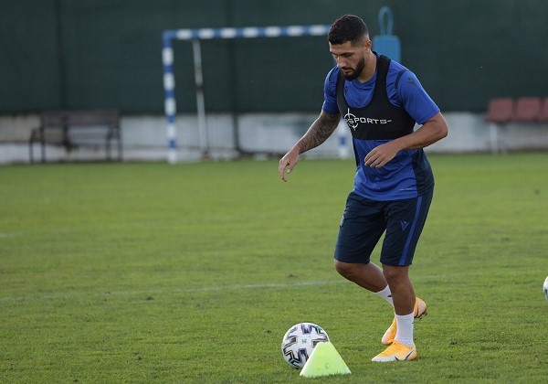 Trabzonspor Başakşehir maçı hazırlıklarını sürdürüyor. 8 Ekim 2020 8