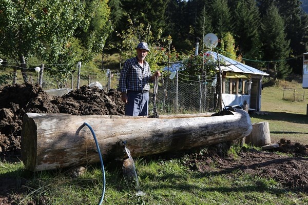 Artvin'de kanser hastası eşi için bakın neler yaptı 10