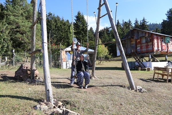 Artvin'de kanser hastası eşi için bakın neler yaptı 5