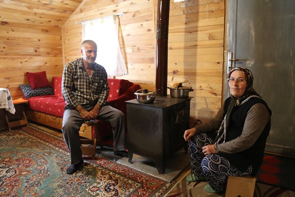 Artvin'de kanser hastası eşi için bakın neler yaptı 9