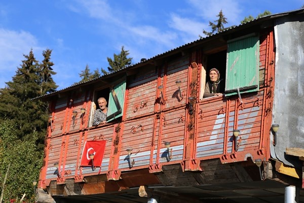 Artvin'de kanser hastası eşi için bakın neler yaptı 8