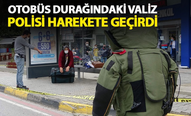 Trabzon'da şüpheli valiz polisi harekete geçirdi 1
