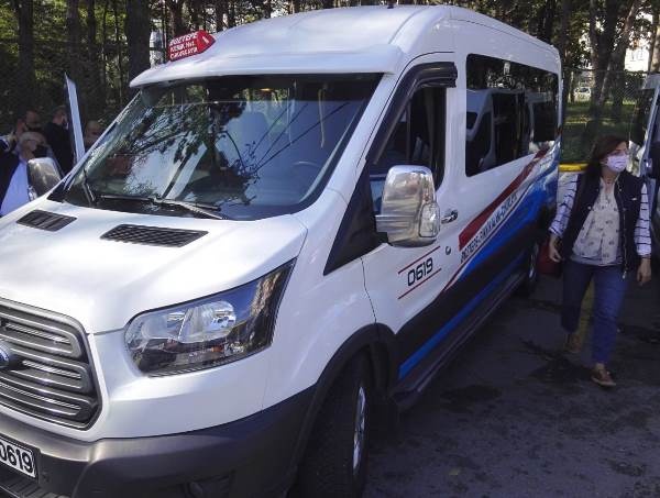 Trabzon’un yeni dolmuşları tanıtıldı 2