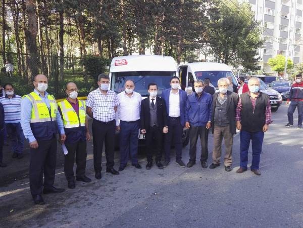 Trabzon’un yeni dolmuşları tanıtıldı 14
