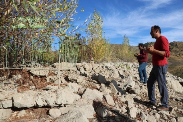 Sular çekilince insan kemikleri ortaya çıktı! 7