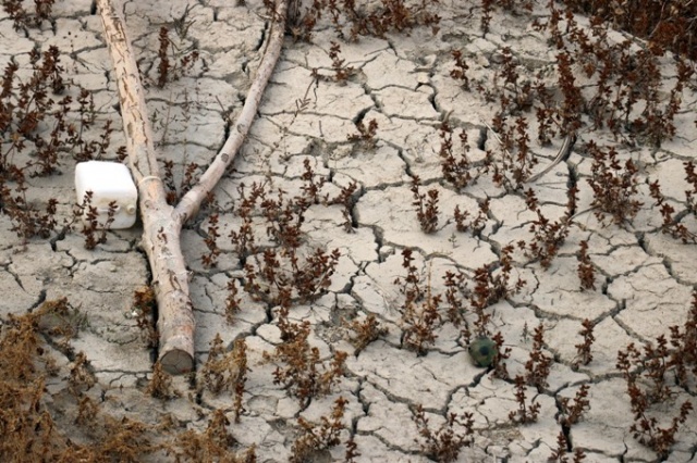 Göldeki kuraklık dikkat çekiyor 10