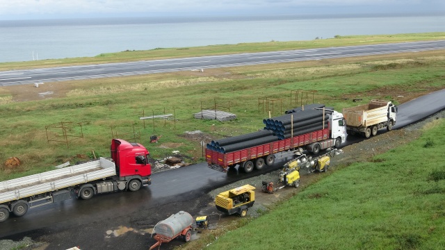 Trabzon Havaalanı'nda çlışmalar sürüyor 11