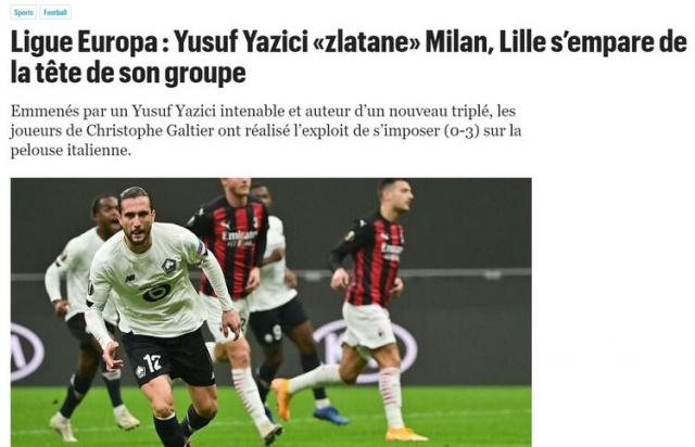 Yusuf Yazıcı Fransa manşetlerinde 22