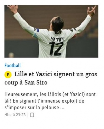 Yusuf Yazıcı Fransa manşetlerinde 17