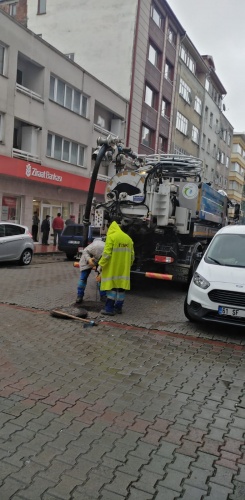 Trabzon'da yağmur mesaisi 2