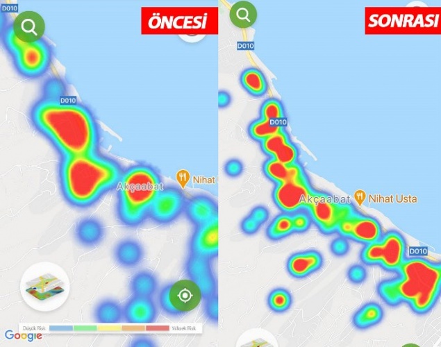Trabzon’da koronavirüste son durum! Harita her şeyi anlatıyor 10