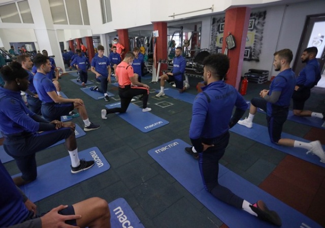 Trabzonspor salonda çalıştı 4