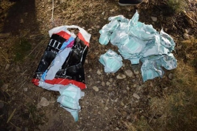 Teröristler bombaları bebek bezlerine sakladı! 5