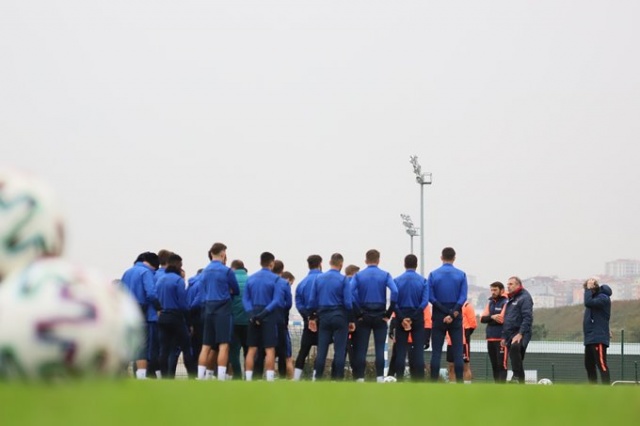 Trabzonspor Erzurum maçına hazırlanıyor. 20 Kasım 2020 2