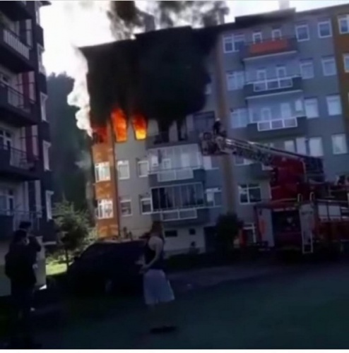 Giresun'da korku dolu anlar! Yangın küle çevirdi 2