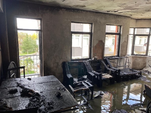 Giresun'da korku dolu anlar! Yangın küle çevirdi 3