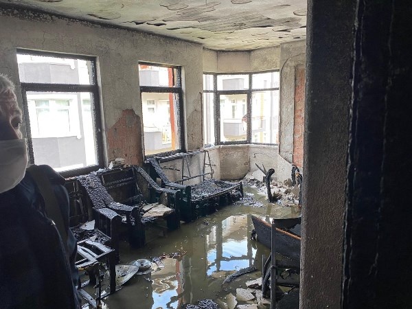 Giresun'da korku dolu anlar! Yangın küle çevirdi 5