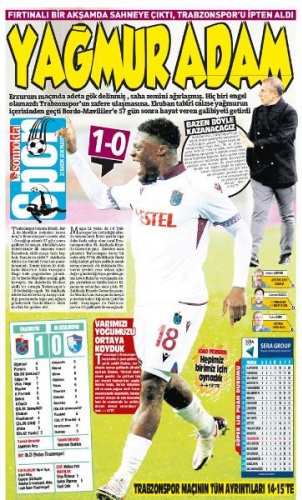 Yerel gazetelerde galibiyet manşetleri 3