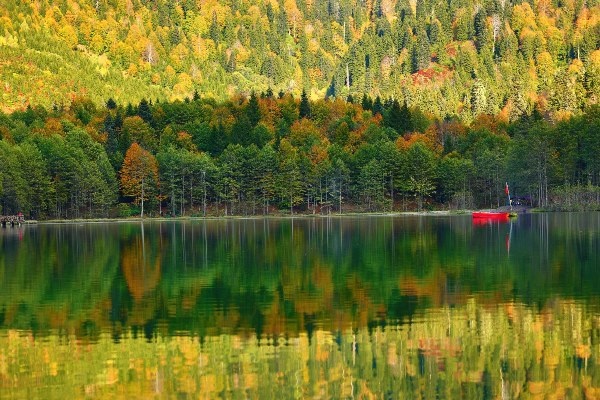 UNESCO korumalı Macahel’de sonbahar büyüleyici manzaralar sundu 10