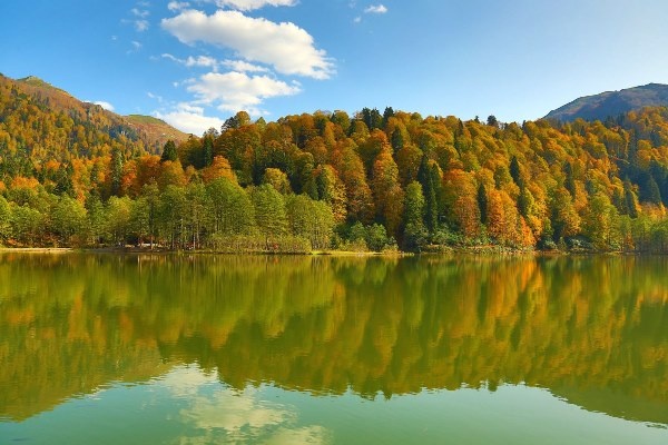 UNESCO korumalı Macahel’de sonbahar büyüleyici manzaralar sundu 12