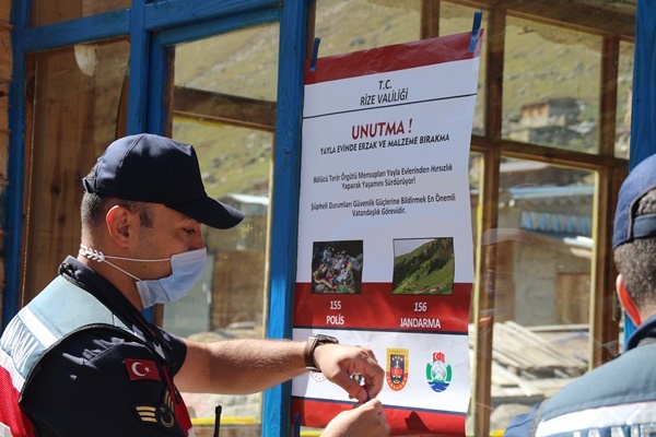 Trabzon'da 6 yayla evi soyuldu! Operasyon başladı 5