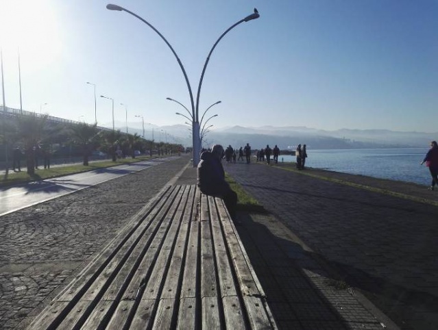 Trabzon'da güneşi gören sahile koştu 19