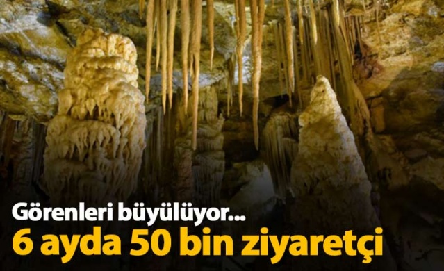 Karaca Mağarası'na 6 ayda 50 bin ziyaretçi 1