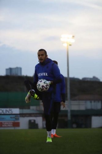 Trabzonspor Sivasspor hazırlıklarını sürdürüyor. 1 Aralık 2020 12