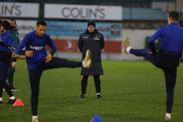 Trabzonspor Sivasspor hazırlıklarını sürdürüyor. 1 Aralık 2020 15