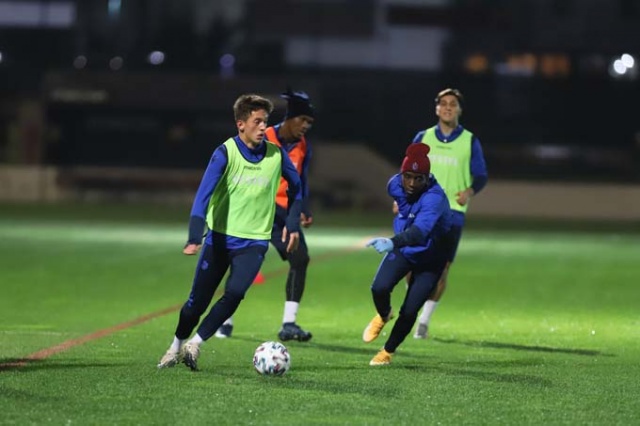 Trabzonspor Sivasspor hazırlıklarını sürdürüyor. 1 Aralık 2020 22