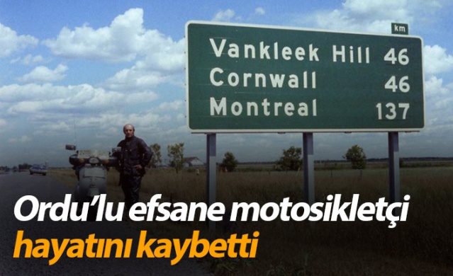 Ordu'lu efsane motosikletçi hayatının kaybetti 1
