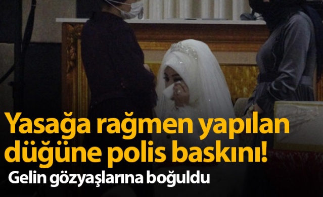 Yasağa rağmen düğün yaptılar, polisten kaçamadılar 1