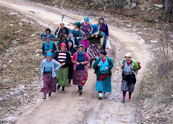 Karadeniz'in çalışkan kadınlarını pandemi de durduramadı 9