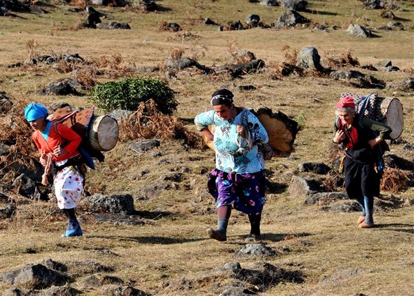 Karadeniz'in çalışkan kadınlarını pandemi de durduramadı 15