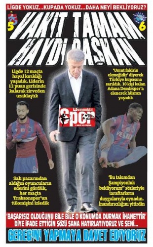 Yerel gazetelerden Ağaoğlu ve yönetime tepki 2