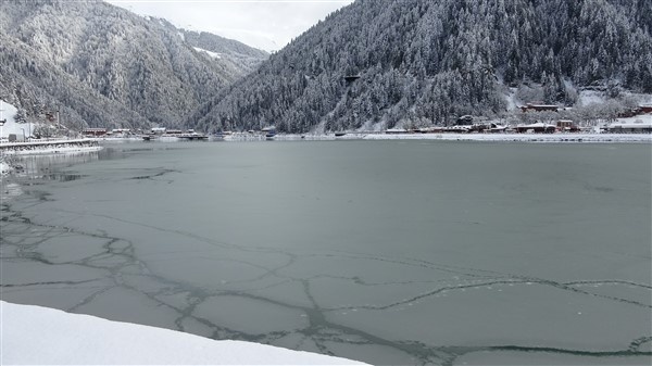 Uzungöl'den muhteşem kar manzaraları. 25-12-2020 2