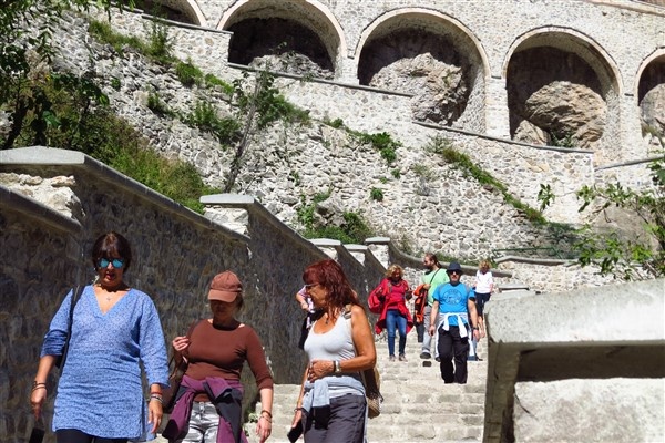 Sümela'da teleferik projesi tamamlandı 8