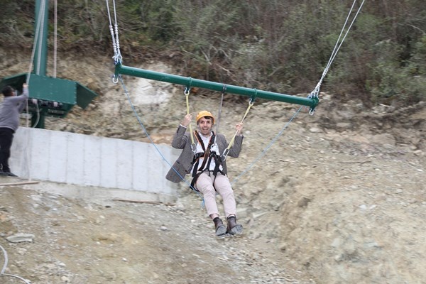 Trabzon'da Maçka macera parkında son çalışmalar! İşte açılacağı tarih 20