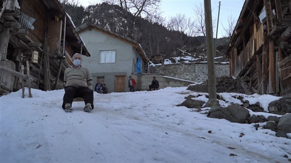 Artvin'de kızak keyfi 4