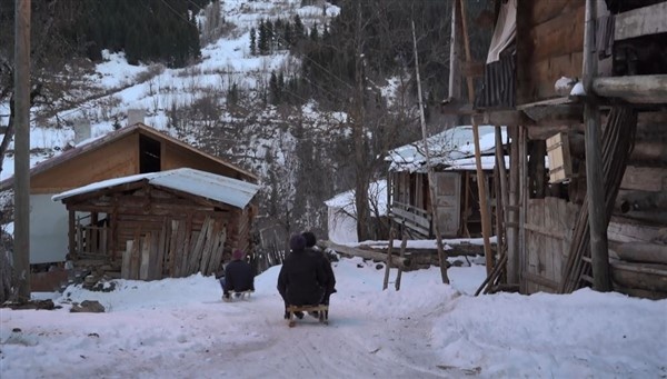 Artvin'de kızak keyfi 9