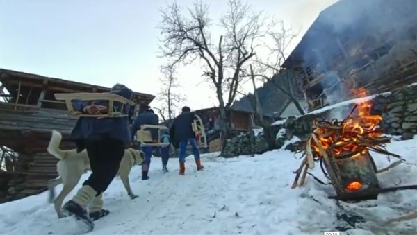 Artvin'de kızak keyfi 6